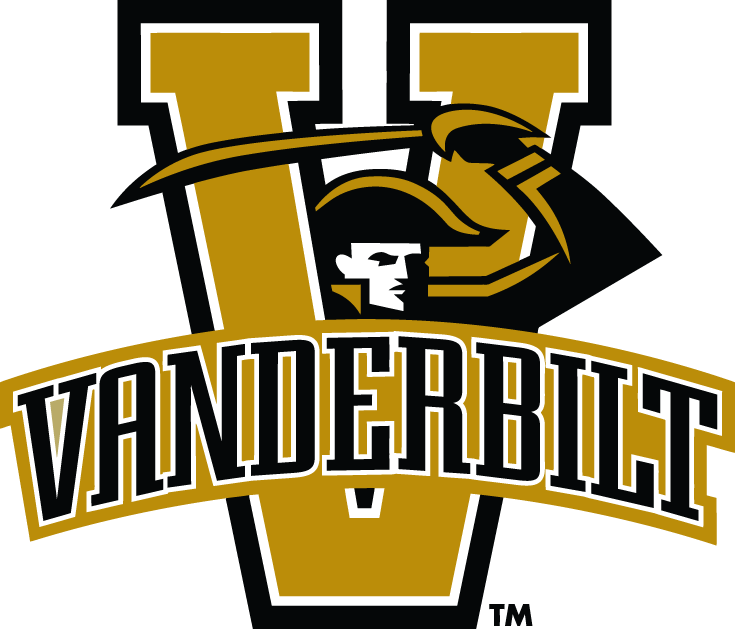 Vanderbilt Commodores 1999-2003 Primary Logo iron on paper